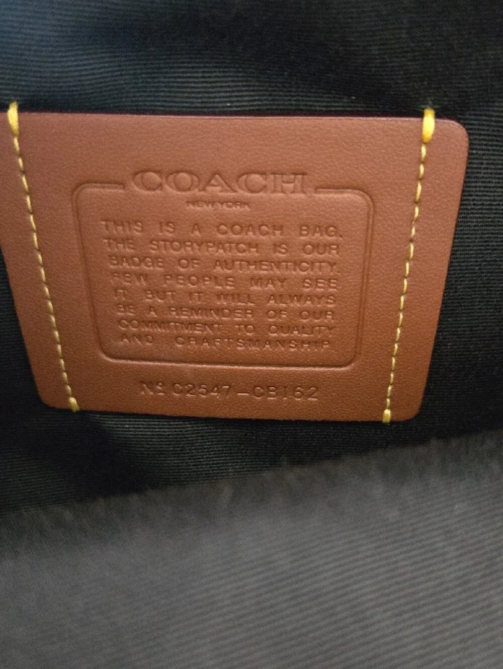 Coach Brown Leather Backpack
